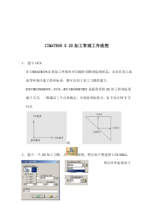 CIMATRONE2D加工常规工作流程(DOC4)(1)