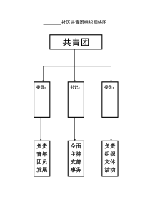 社区共青团组织网络图