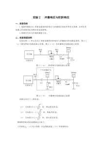 冲激响应与阶跃响应实验报告