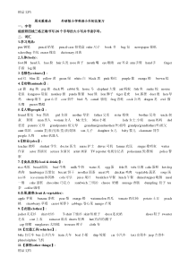 最新(外研版)小学六年级英语毕业考试：总复习全套资料