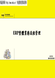 ERP整體業務流程管理（PPT44页）