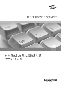 东软NetEye防火墙快速向导-FW5200系列