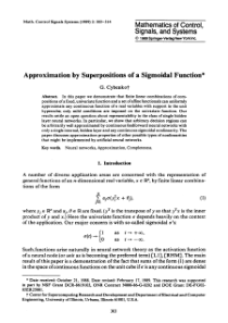 1989-Cybenko-Approximation-by-superpositions-of-a-