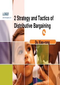 2 strategy and tactics of distributive bargaining