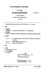 SJ200911992CT110型瓷介固定电容器详细规范