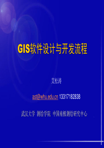 GIS软件设计与开发流程