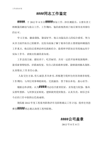 助理工程师职称单位鉴定+个人总结