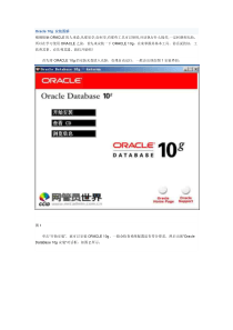 Oracle 10g 安装步骤