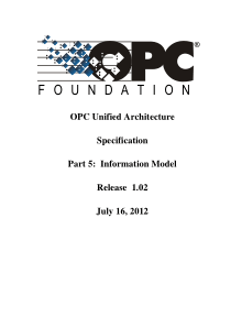 OPC UA Part 5 - Information Model 1.02 Specificati