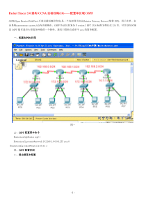 Packet Tracer 5.0建构CCNA实验攻略(下)