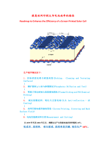 晶硅太阳电池效率提升方向及影响各电性能参数的因素