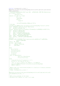 多目标非线性规划程序(Matlab)