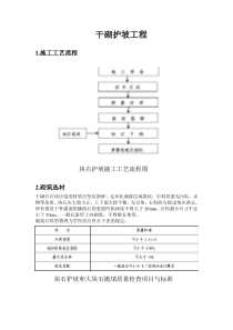 干砌石护坡施工工艺