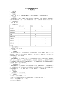 汽车修理工国家职业标准