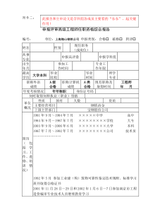 申报评审高级工程师任职资格综合报告(土建)