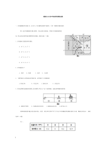 福建省2019届中考地理考前模拟试卷【精心整理】.doc