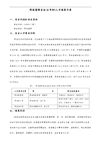 网络营销专业人才培养方案