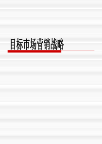 市场营销学-目标市场营销(PPT 61页)(1)