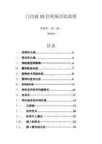 15种疼痛科常见疾病资料