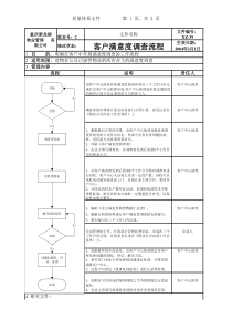 XZ-39客户满意度调查流程