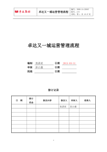 ZDHB-SG-ZD007太阳城国际俱乐部运营管理流程