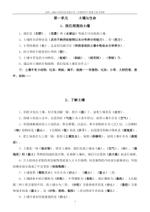 苏教版小学三年级科学下册重点复习资料