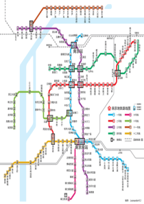 2015南京地铁规划线路图