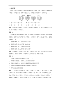 《创新设计・高考总复习》2014届高考生物第一轮复习方案：1-2-3 物质跨膜运输的实例 物质跨膜运