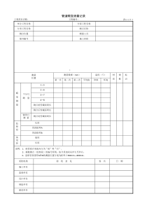 5.1.8管道蠕变测量记录