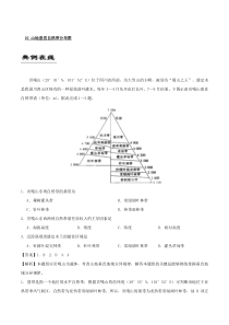 2019届一轮复习专题10-山地垂直自然带分布图备战2019年高考地理《自然地理十大基础图击破》-学