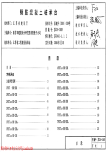 苏G052005钢筋混凝土桩承台