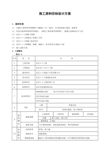 施工资料目标设计方案d