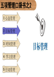 李践著--五项管理口袋书之2目标管理(图文对应版)