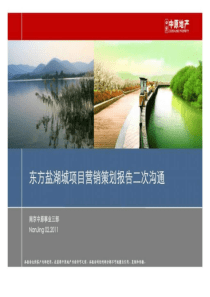 中原2019金坛东方盐湖城项目营销策划报告二次沟通