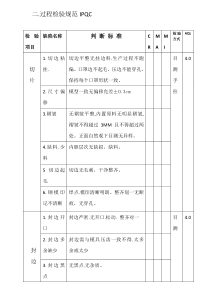 口罩过程检验规范