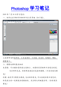 学习PHOTOSHOP笔记