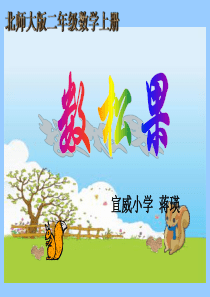 新北师大版数学二年级上册《数松果》课件