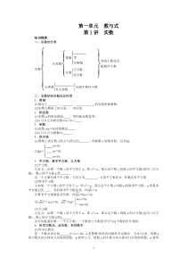 2016中考数学基础知识