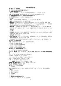 教师资格证书考试《教育心理学》大纲