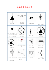 电子元件符号全集免费
