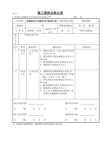 施工图纸会检记录