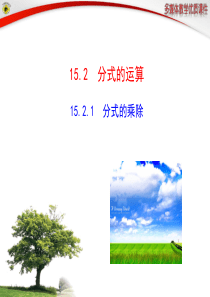 2013年新人教版八年级上15.2.1分式的乘除课件(27页)