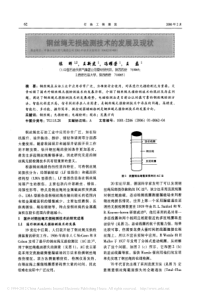 钢丝绳无损检测技术的发展及现状_陈辉