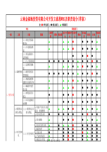 云南金福地投资有限公司开发主流程WBS及职责划分_(草案