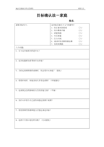 目标确认法-家庭