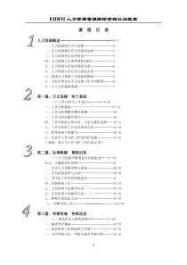 人力资源管理国际资格认证教案-上