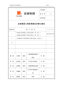 金地集团工程标准做法及禁止做法2.0版