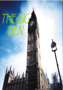 英国著名景点：大本钟THEBIGBEN