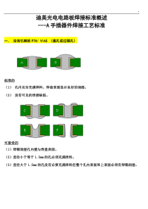 电子元器件焊接规范标准