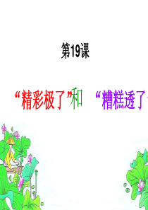 精彩极了和糟糕透了-PPT